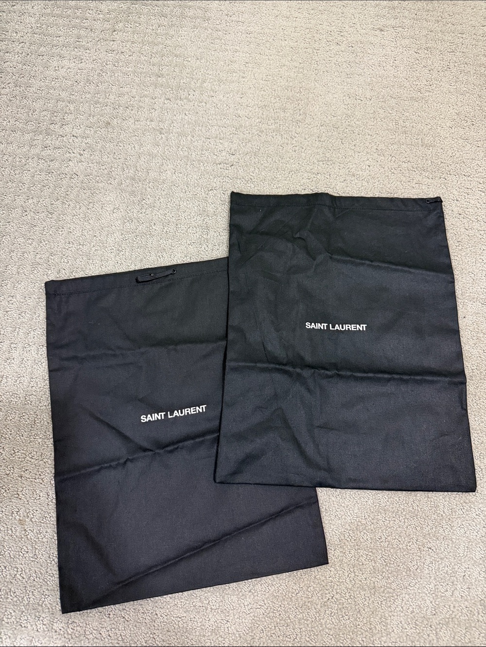 Saint Laurent set of 2 dust Bag - Protective Dust Cover for shoes or purse